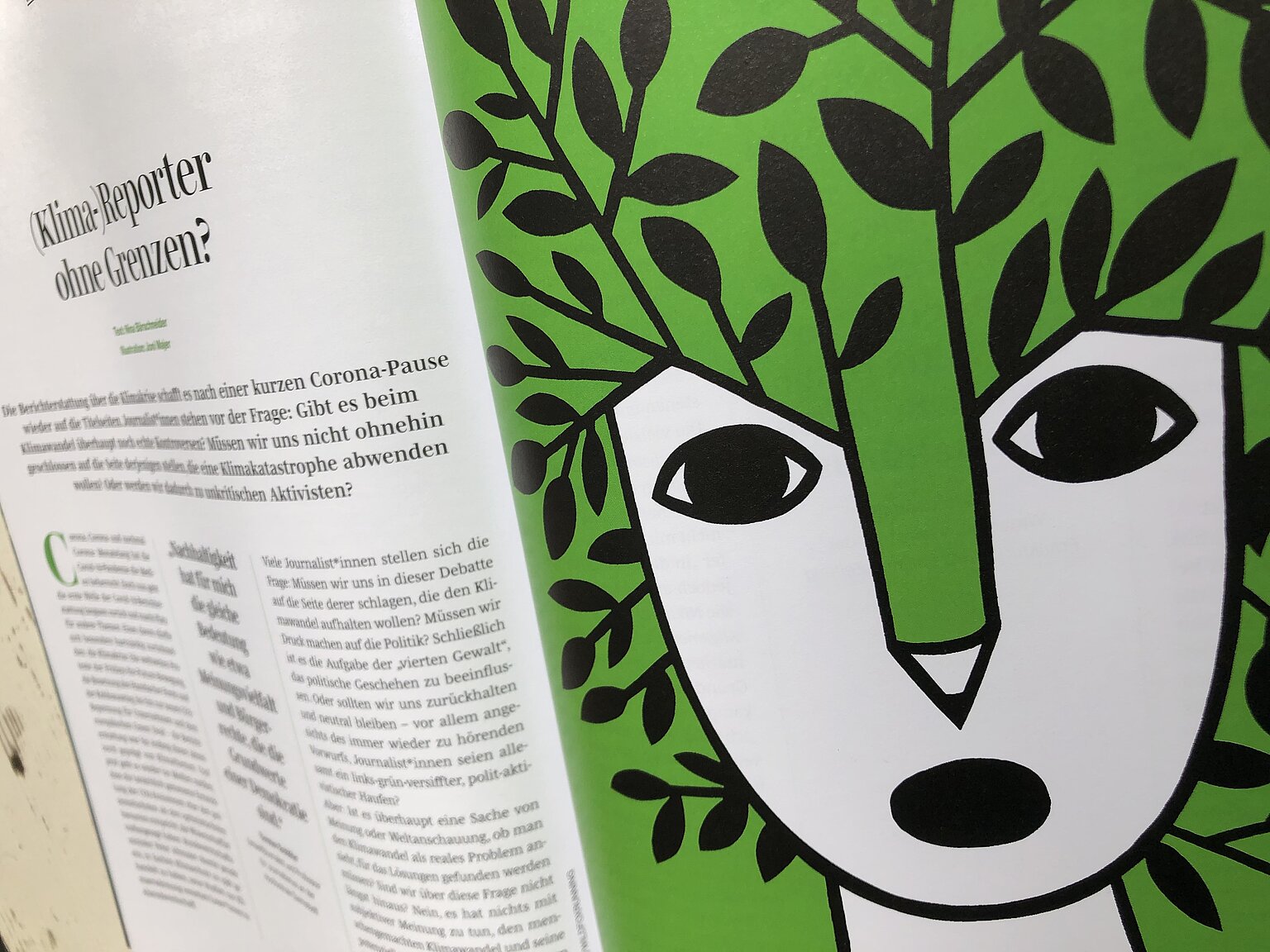  – Dürfen Journalist*innen Umweltschützer sein? Nina Bärschneider diskutiert die "Aktivisten"-Frage in der "grünen Ausgabe" des journalists.