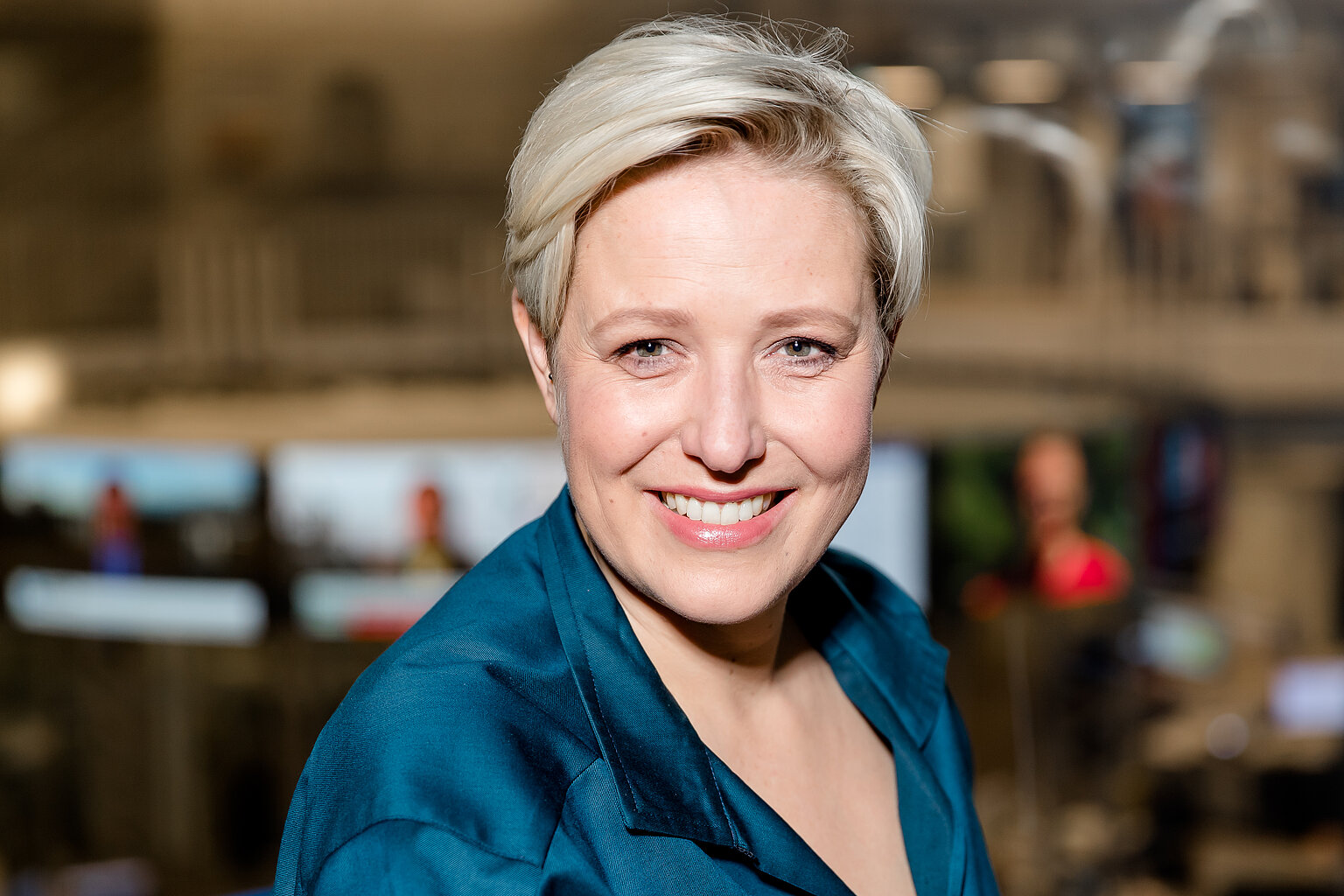  – Juliane Leopold, Chefredakteurin Digitales von ARD-Aktuell. (Foto: Nadine Rupp)