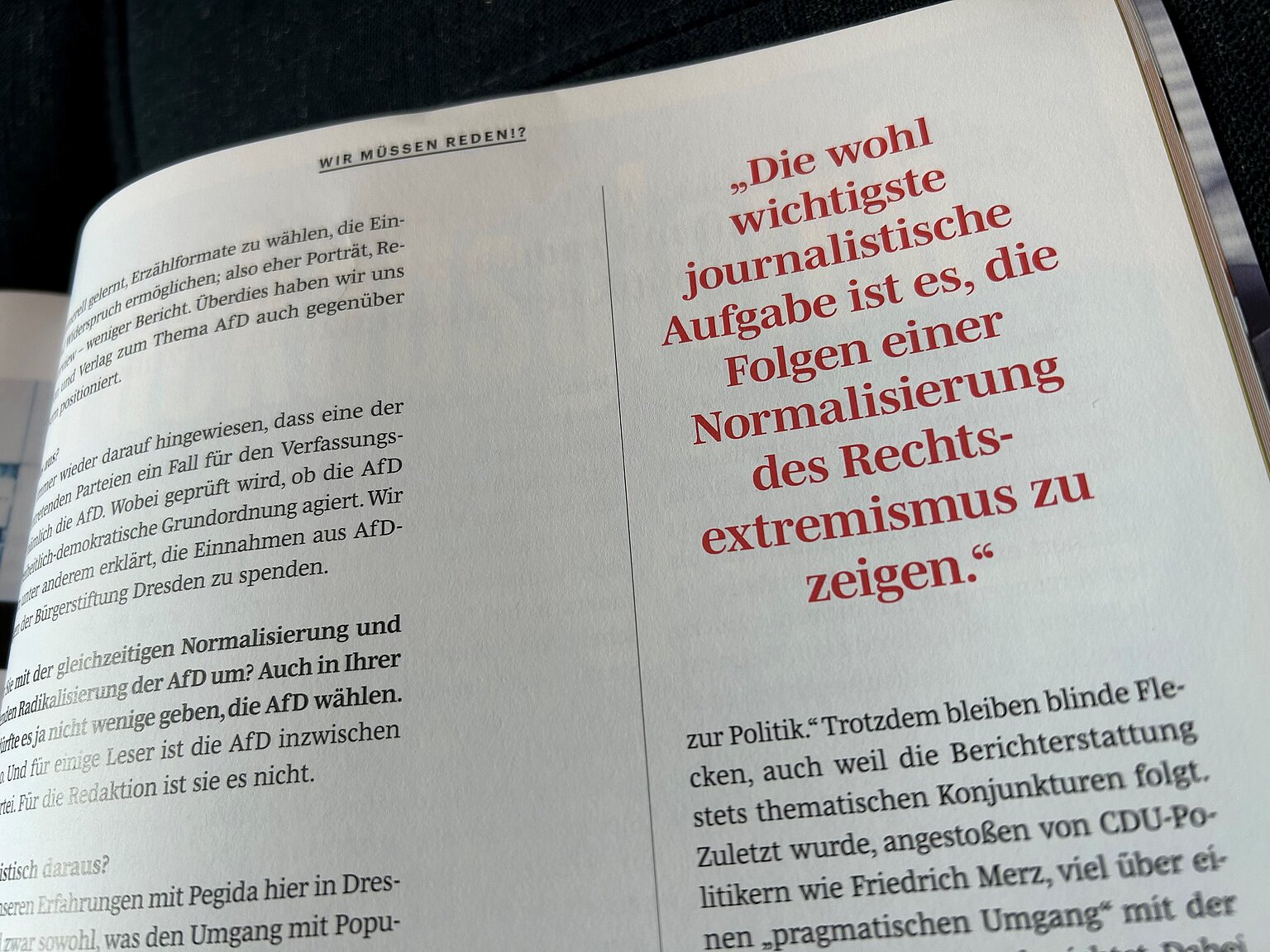Michael Kraske recherchiert seit Jahren zu rechten Tendenzen und der Entwicklung der Demokratie in Deutschland. Er sagt: „Der AfD geht es nicht um Provokation. Die meinen, was sie sagen.“ Michael Kraske recherchiert seit Jahren zu rechten Tendenzen und der Entwicklung der Demokratie in Deutschland. Er sagt: „Der AfD geht es nicht um Provokation. Die meinen, was sie sagen.“ – Michael Kraske recherchiert seit Jahren zu rechten Tendenzen und der Entwicklung der Demokratie in Deutschland. Er sagt: „Der AfD geht es nicht um Provokation. Die meinen, was sie sagen.“