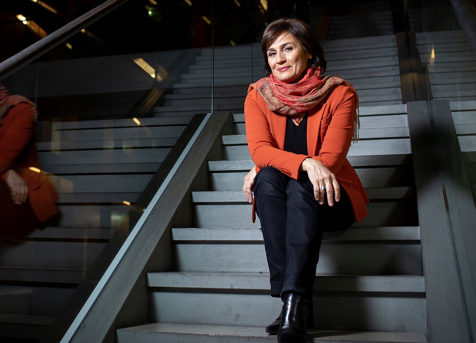 – Seit 2003 ist Sandra Maischberger mit Ihrem Talkformat im Ersten zu sehen. (Foto: Jan Zappner)