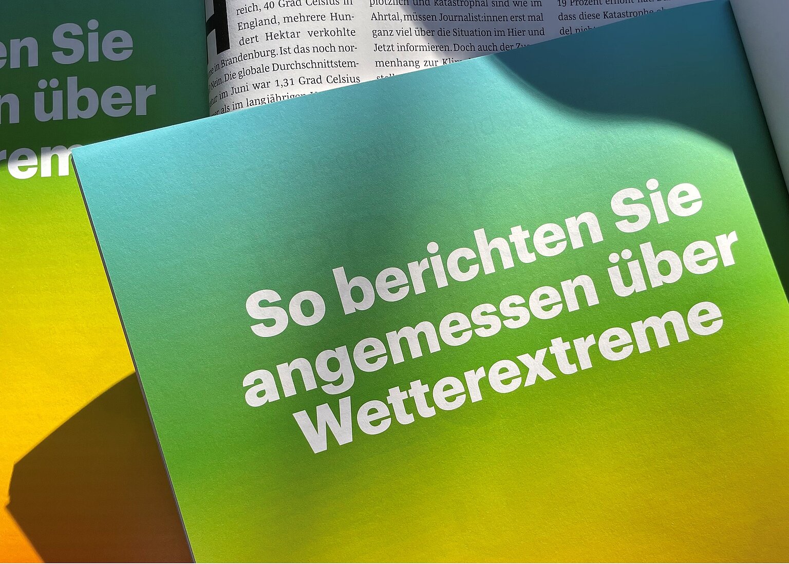 – Vier Dinge, die Sie bei der Berichterstattung zu Wetterextremen besser machen können.
