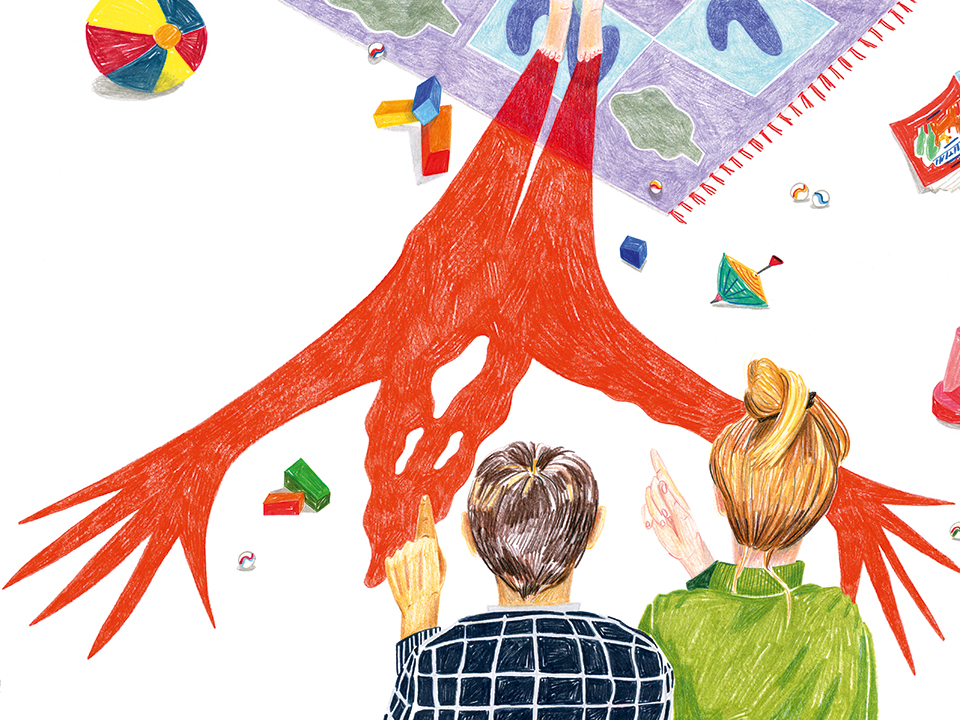 – Tyrannenkind? Die Berichterstattung über Eltern und Kinder ist oft alarmistisch und einseitig. (Illustration: Julia Krusch)