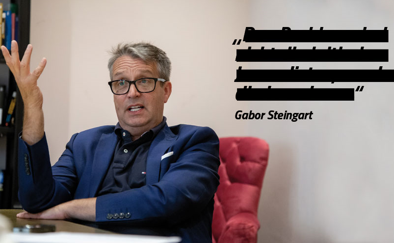 – Beim Interview mit Gabor Steingart in Berlin schien noch alles in Ordnung. Dann kam die Autorisierung. (Foto: Jan Michalko)